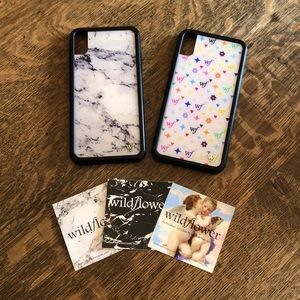 Wildflower iPhone XS Max cases, stickers